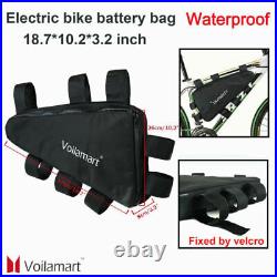 Voilamart 26 Electric Bicycle Motor Conversion Kit 1500W Front Wheel EBike +Bag