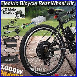 Voilamart 26 Rear Wheel LCD Electric Bike Bicycle Conversion Kit E-bike Motor