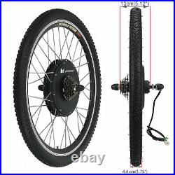 Voilamart 28 Electric Bicycle Motor Conversion Kit EBike Rear Wheel LCD + Bag