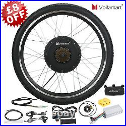 Voilamart 48V 1500W Electric Bicycle Motor Conversion Kit EBike Rear Wheel 26