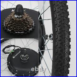 Voilamart 48V 1500W Electric Bicycle Motor Conversion Kit E-Bike Rear Wheel 26'
