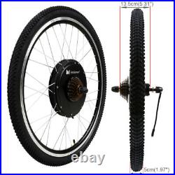 Voilamart Waterproof 26 Rear Wheel Electric Bicycle Conversion Kit LCD Display
