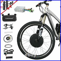 Voliamart Electric Bicycle Kit 48V 26'' Front Wheel E-Bike Motor Conversion Hub