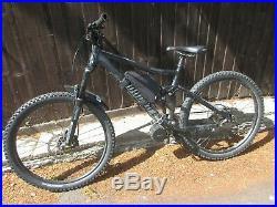 Voodoo Canzo Full Suspension Electric Mountain E Bike Mid Drive 250W Throttle