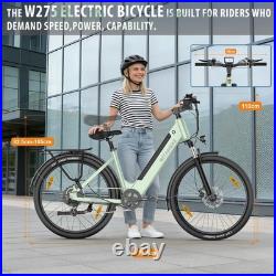 WITAMBIKE W275 Electric Bike BAFANG 250W Motor 36V13AH 27.5 Ebike 100KM 7-Speed