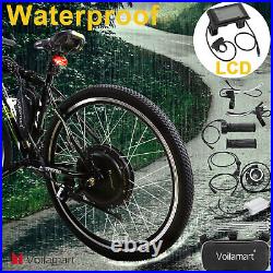 Waterproof 1000W Ebike 26 Rear Wheel Electric Bicycle LCD Motor Conversion Kit
