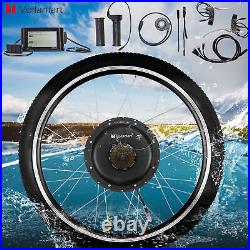 Waterproof 26 15OOW Rear Wheel Electric Bicycle Conversion Kit E-bike Motor LCD