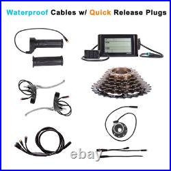 Waterproof 26 Rear Wheel Electric Bicycle Conversion Kit with LCDE-bike 48V Motor Waterproof 26 Rear Wheel Electric Bicycle Conversion Kit with LCDE-bike 48V Motor