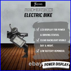 Yasyas E-Bike 26in Tyre Mountain Electric Bike 250W Motor 36V Battery E9 Black